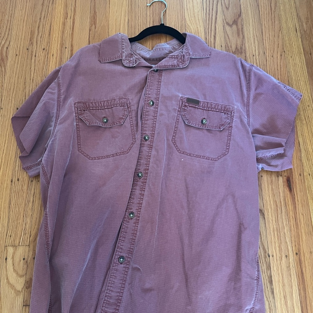 Carhartt Purple Casual Button Down Shirt